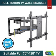 **Heavy Duty** Kaloc 75"-120" KLC-H10 Universal Full Motion Double Arm Tv Wall Mount Bracket