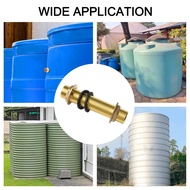 <ARBES> Water Tank Connector Brass G1/2 Tank Feedthrough for Water Tank Water Tower Pump
