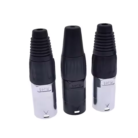 1pcs 8p8c RJ45 net work waterproof connector,IP65 D socket panel ethernet connector