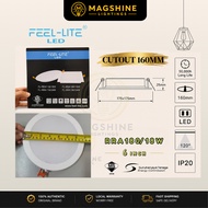 RRA 6w & 12w & 18w LED Ceiling Downlight with LED Driver // Round // SIRIM APPROVED