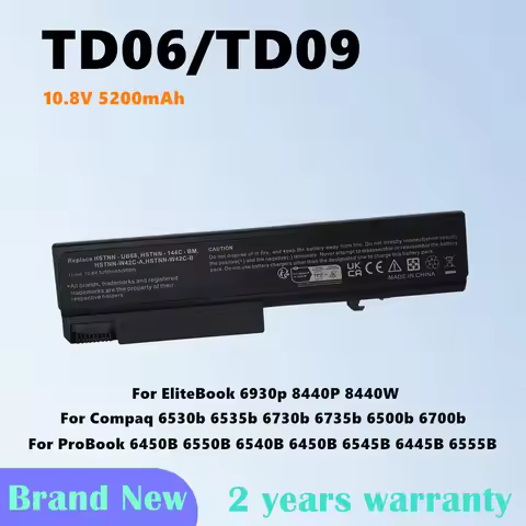 TD06 TD06XL Laptop Battery For HP Compaq 6530b 6535b 6730b 6735b 6500b 6700b or EliteBook 6930p 8440