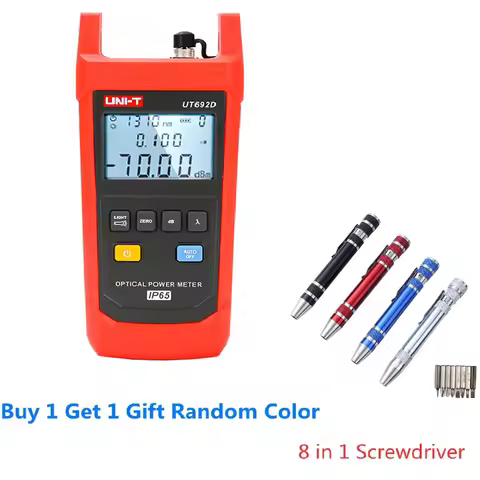 UNI-T UT692D Handheld Optical Power Meter Measurement Range -70 To 10dBm IP65 Professional Tester Wi