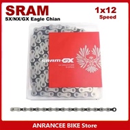 SRAM GX NX SX EAGLE Chain 12 Speed MTB Mountain Bike Chain 126L Links With Power Lock Quick Link