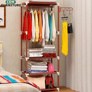 Wardrobe Storage Metal Cloth Rack Hanger Drying Racks Clothes Rack Penyidai Baju Rak Almari Rak Baju