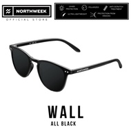 NORTHWEEK Wall All Black For Men & Women Unisex Polarized UV400 Protection Black Sunglasses