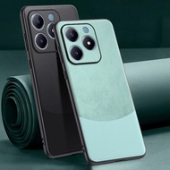 For Realme C63 C61 Luxury PU Leather Case Back Cover Protection Case