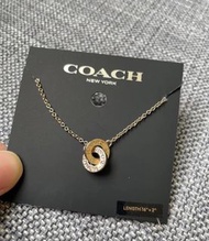 Coach - 雙環金色項鍊 - 現貨在台