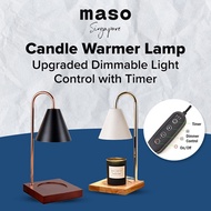 Candle Warmer Lamp - Upgraded Dimmable Light Control with Timer | 3pin Plug | Height Adjustable