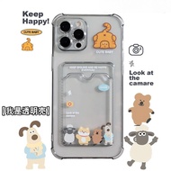 Soft Card Holder Tiger Cartoon Orange Cute Case OPPO a60 Reno 11f Realme c55 c63 12pro plus note 50 
