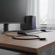 1.8 Meter DP to HDMI-Compatible Adapter Converter Cable 1080P 2K 4K for PC Laptop Projector TV Monit