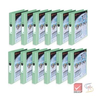 (แพ็ค12) Elephant แฟ้ม แฟ้มห่วง 2 ห่วง แฟ้มโชว์เอกสาร รุ่น 221VB A4 สีพาสเทล จำนวน 12 แฟ้ม