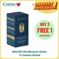 [CARiNG Pharmacy] MASTER-URI BOTANICAL BEVERAGE MIX LEMON 15S | URIC ACID BALANCE & NATURAL KIDNEY S