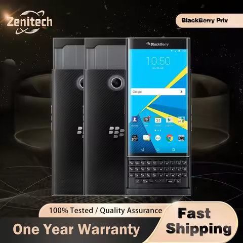 BlackBerry Priv 5.4' Cellphone Android OS 3GB RAM 32GB ROM Hexa-core 18MP Slider Smartphone Unlocked