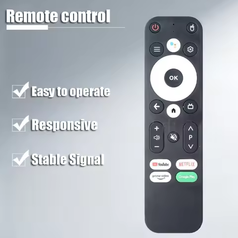 Brand new replacement voice remote control for MECOOL KM2 KM2 PLUS ONN Android 4K Ultra HD TV box, B