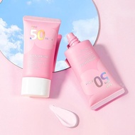 Sakura Sunscreen Cream Protector Facial Sun Block Spf50 Isolation Lotion Cream Bleaching Moisturizer Whitening LongLastingMakeup