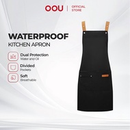 OOU Waterproof Kitchen Apron Cooking & Baking Apron for Home & Restaurant Use