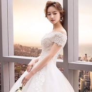 Wedding gown bridal gown light wedding gown winter gown wedding gown