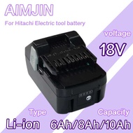 18V 6000mAh/8000mAh/10000mAh Li-Ion Rechargeable Battery for Hitachi Power Tools for BSL1830 BSL1840