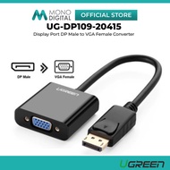 UGREEN Display Port Dp Male To VGA Female Converter Adapter With Support 1920*1080 @60HZ (UG-DP109-2