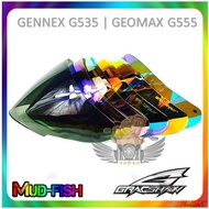 GRACSHAW GEOMAX G555 | G535 | G838 GENNEX Open Face Double Visor Helmet VISOR (ORIGINAL)