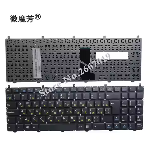 RU Black New FOR DNS Clevo W650SF W650RC W650RB 0170724 0170726 0801006 MP-13H86SUJ4303 Laptop Keybo