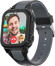 Citfis 4G Kids Smart Watch Boys with GPS Tracker Video & Voice Calling Text, GPS Watch for Kids Age 