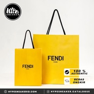 Tas PAPER BAG FENDI YELLOW 100% ORIGINAL