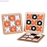 QUENTIN Interest Chess Board Game Leisure Funny Board Game Noughts And Crosses Family Party Table Game Parent-Child Toys Brain Game Leisure Board Game Tic Tac Toe Game