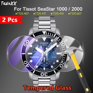 1/2/3/5 PCS For Tissot Seastar 1000 2000 T120407 T120607 T120410 Clear / Anti Purple Light 2.5D Tempered Glass Screen Protector Film