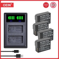 4Pcs DMW-BLC12 BLC12E Battery for Panasonic FZ1000, FZ200, FZ300, G5, G6, G7,GH2,DMC-GX8