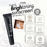 CUURA Brightening Sunscreen ( Invisible Protector SPF 50++++) Facial Skincare Krim Pelindung Matahar