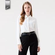 ESPADA เสื้อเชิ้ตแขนยาว ผู้หญิง สีออฟไวท์ | Long-sleeved Shirt | 04997