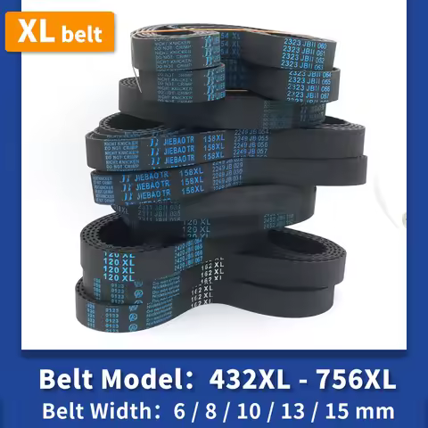 XL Rubber Belt 6mm 8mm 10mm XL Timing Belt 5in 13mm 15mm XL Tooth Belt 432XL to 756XL Toothed Belt X