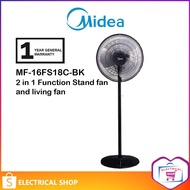 Midea 16" MF-16FS18C-BK / MF16FS18CBK / 7'' MFG180M0APB Stand Circulation Fan (No Remote)/ MFG180R0A