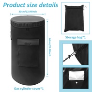 Butane Fuel Canister Cover Oxford Cloth Camping Lantern Gas Tank Bag Storage Bag Dustproof Protectiv