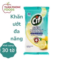 Cif premium multi-purpose wet wipes 30 pieces