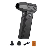 Detachable Battery Turbo Fan C6 Replacement Blower with 35000RPM Brushless Motor LED Light and Charg