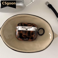 C5GOON Stylish Dark Color Tortoiseshell Amber Glossy Cover Case For AirPods 1 2 3 4 Pro AirPods Pro 