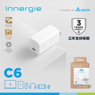 【Innergie】C6 60瓦 USB-C 萬用充電器 (摺疊版)