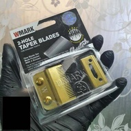 ฟันปัตตาเลี่ยน WMARK w-2 เฟด2ชั้น สีทอง ลับคมให้พร้อม ฟันแบตตาเลี่ยนผลิตจากเหล็กพิเศษ สำหรับ ปัตตาเลี่ยน​ kemei wahl deber แบตตาเลี่ยน