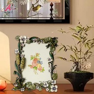 [COD] 3.5x5 Picture Frame, Floral Picture Frame, 3.5x5 Metal Picture Frame, Flower Photo Frame for H