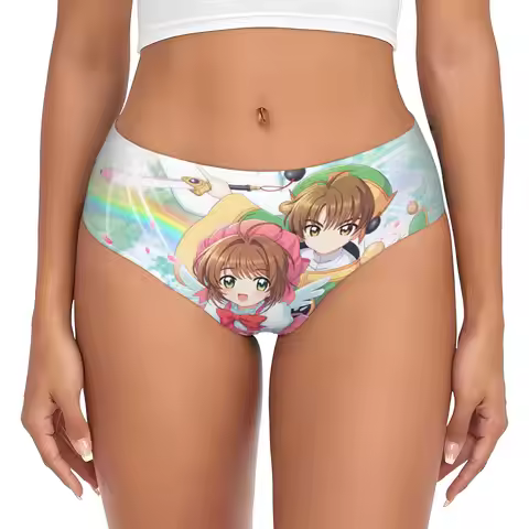 Li Syaoran C-Cardcaptor S-Sakura Kinomoto Briefs Underwear Womens Comfortable Stretch Panties