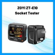 Plug Circuit Tester ZOYI Digital Socket Tester ZT-E10.