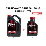 MULTIPOWER D-TURBO 10W30 6LITER &1LITER