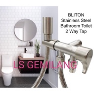 BLITON 2 WAY WATER TAP DOUBLE TAP TWO WAY WATER TAP/BIT TAP HOLDER BIB TAP BID TAP BIDAP