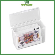 QQ* Playing Card Storage Box Clear Card Deck Case Organizers for Game Card Storage