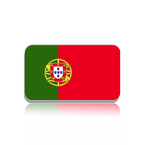 Portugal Pride Flag Lapel Pin Acrylic Badge Flag Brooch Backpack Decoration Jewelry Gift