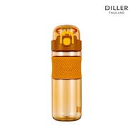 [ส่งจากไทย] Diller Tritan Flask 600ml DB001 กระติกน้ำฝากดยกดื่มพร้อมล็อกและหูหิ้ว BPA Free รับประกัน