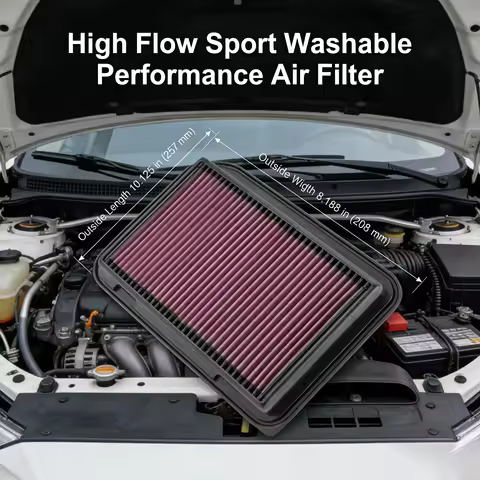 For Mitsubishi Lancer CJ CY Evolution X 1.6 2.0 2.4 4B1 4B11T Engine 2012-2019 High Flow Sport Washa