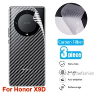 Back Carbon Fiber Film For Honor X9D honor X9d X9c X9b X9a 4G 5G Back Protector Soft Film Clear Tran